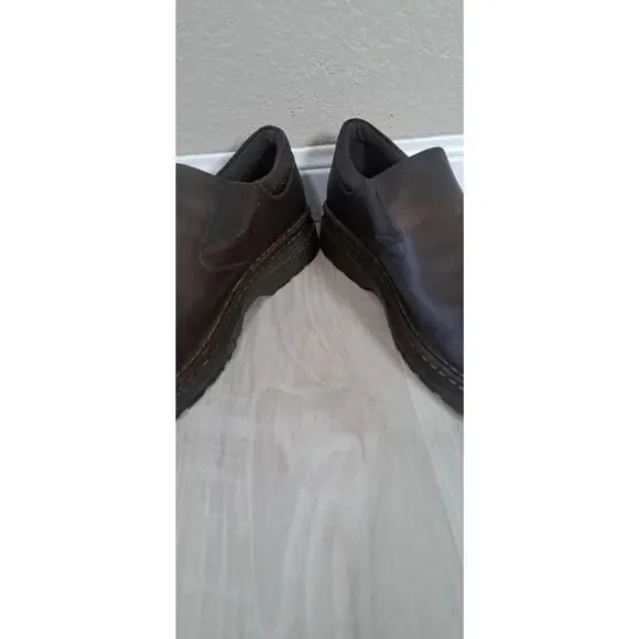 Dr. Martens Mens 12M Orson AW004 Brown Smooth Leather Slip On Dress Shoe Loafer - Picture 5 of 8